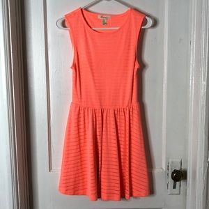 Coral summer dress